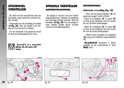 2003-2005 Alfa Romeo 156 Bedienungsanleitung | Niederländisch