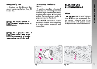 2003-2005 Alfa Romeo 156 Bedienungsanleitung | Niederländisch