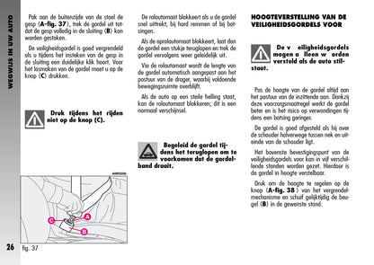 2003-2005 Alfa Romeo 156 Bedienungsanleitung | Niederländisch