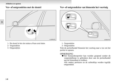 2004-2011 Mitsubishi Grandis Bedienungsanleitung | Niederländisch