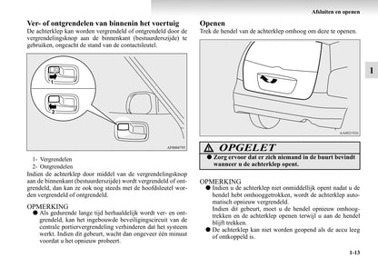 2004-2011 Mitsubishi Grandis Bedienungsanleitung | Niederländisch