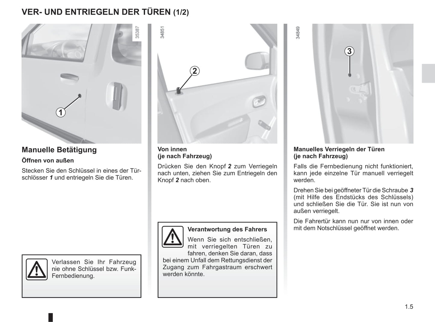 2015-2016 Dacia Dokker Van Gebruikershandleiding | Duits