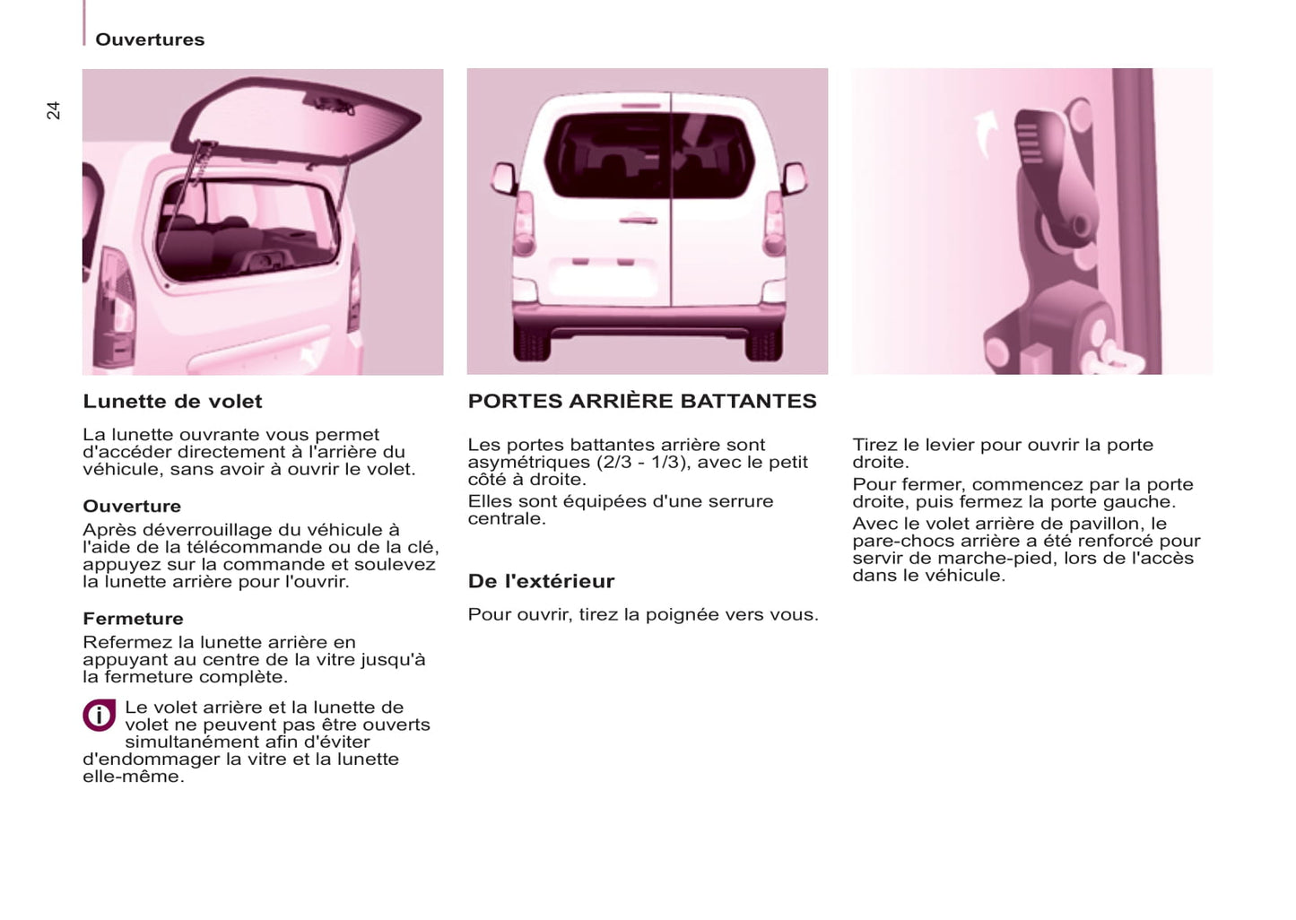 2014-2015 Citroën Berlingo Multispace Owner's Manual | French