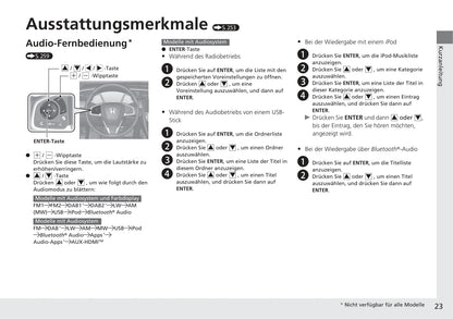 2017-2018 Honda Civic Sedan Diesel Bedienungsanleitung | Deutsch