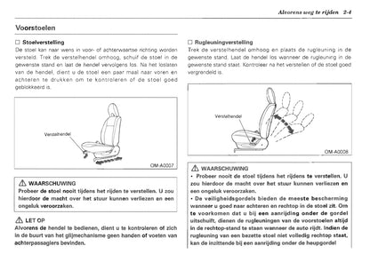 1995 Subaru Vivio Owner's Manual | Dutch