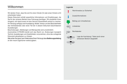 2020-2021 Citroën C4/e-C4 Owner's Manual | German