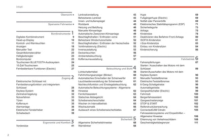 2020-2021 Citroën C4/e-C4 Owner's Manual | German