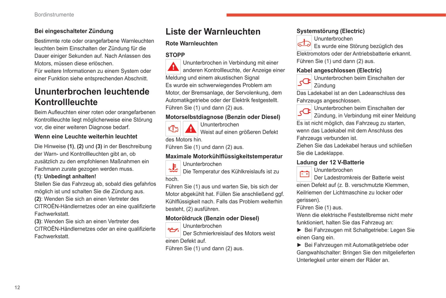 2020-2021 Citroën C4/e-C4 Owner's Manual | German