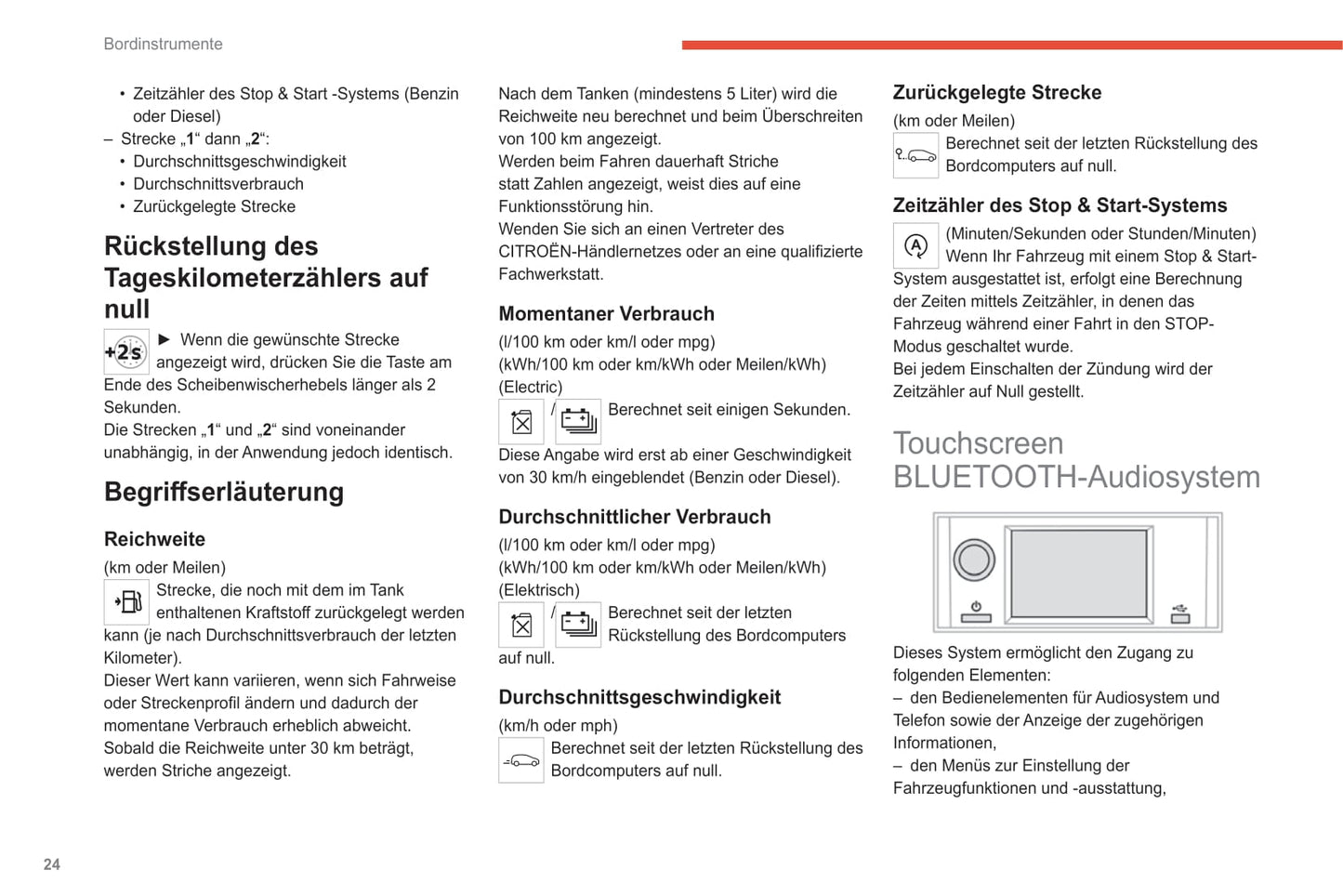 2020-2021 Citroën C4/e-C4 Owner's Manual | German