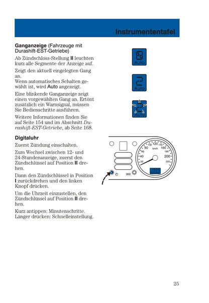 2002-2005 Ford Fusion Gebruikershandleiding | Duits