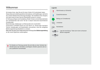 2022-2024 Citroën C5 X Owner's Manual | German