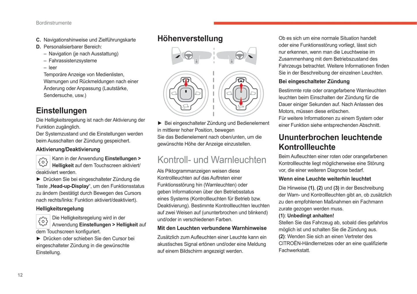 2022-2024 Citroën C5 X Owner's Manual | German