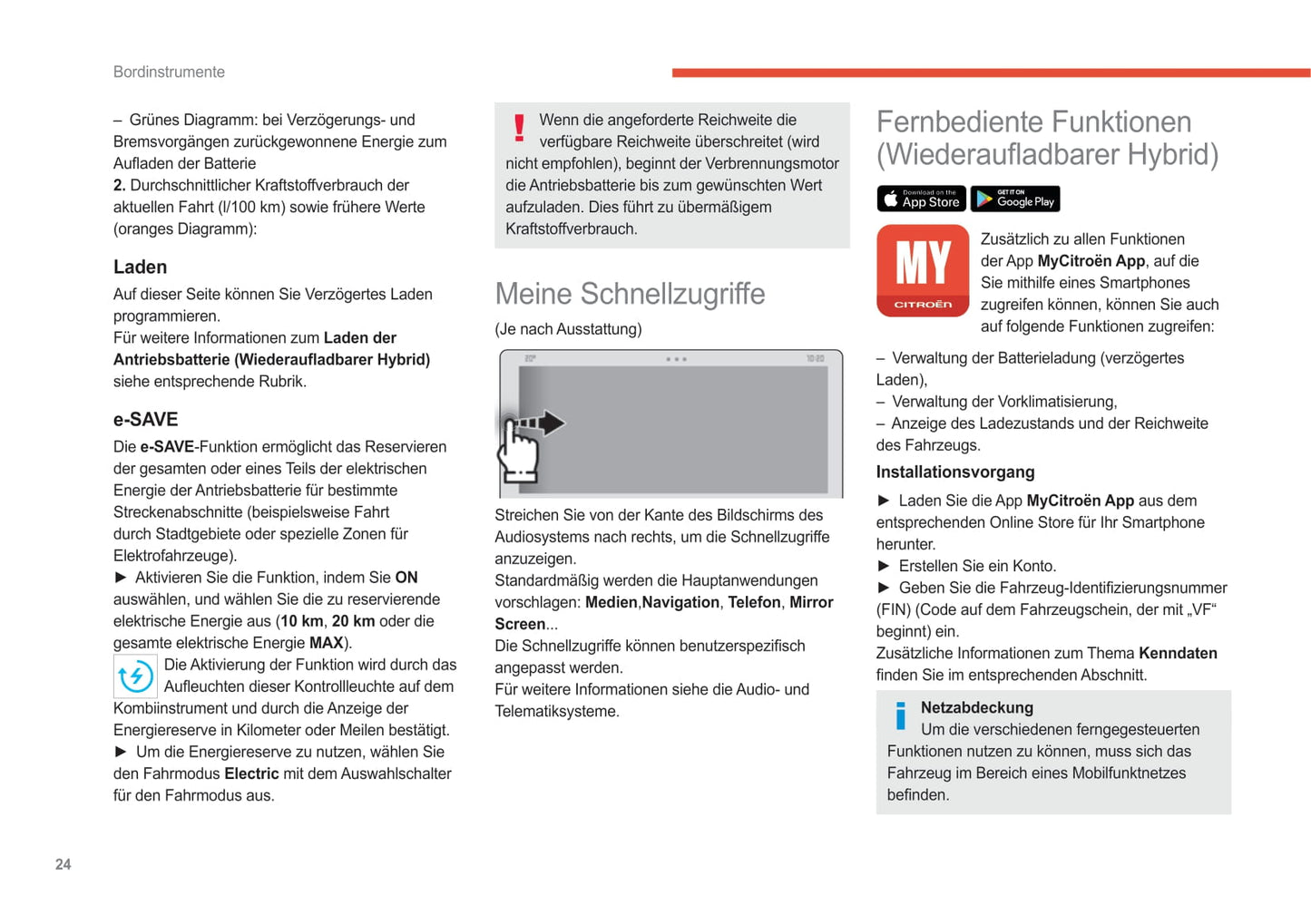 2022-2024 Citroën C5 X Owner's Manual | German