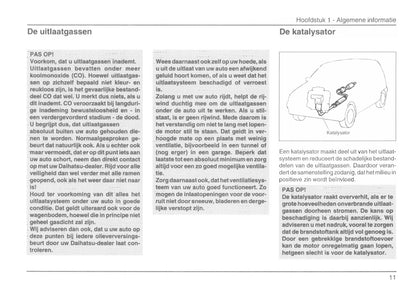 1996-2001 Daihatsu Charade Owner's Manual | Dutch