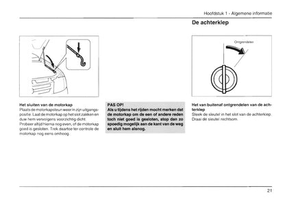 1996-2001 Daihatsu Charade Owner's Manual | Dutch