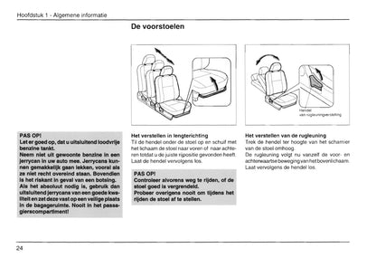 1996-2001 Daihatsu Charade Owner's Manual | Dutch