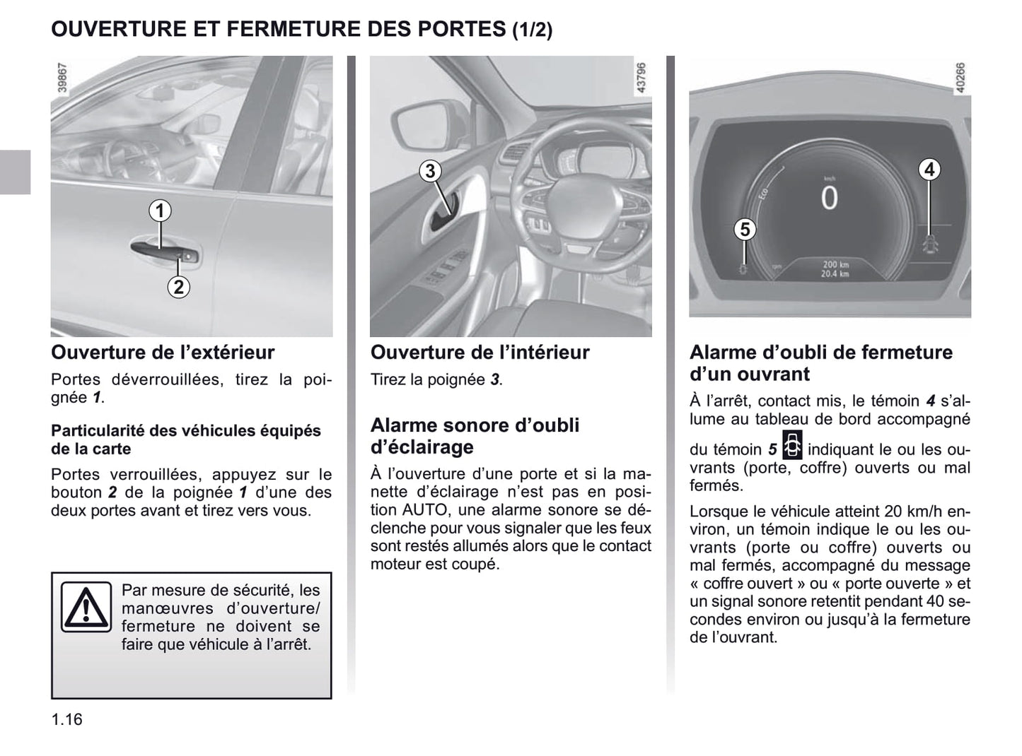 2018-2019 Renault Kadjar Owner's Manual | French