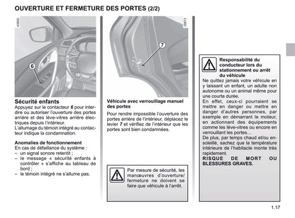 2018-2019 Renault Kadjar Owner's Manual | French