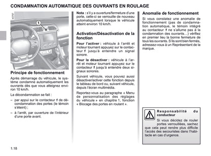 2018-2019 Renault Kadjar Owner's Manual | French