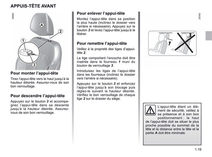 2018-2019 Renault Kadjar Owner's Manual | French