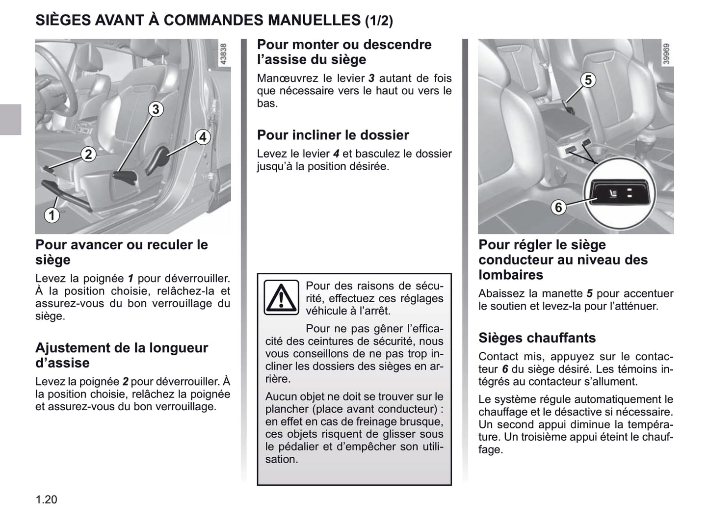 2018-2019 Renault Kadjar Owner's Manual | French