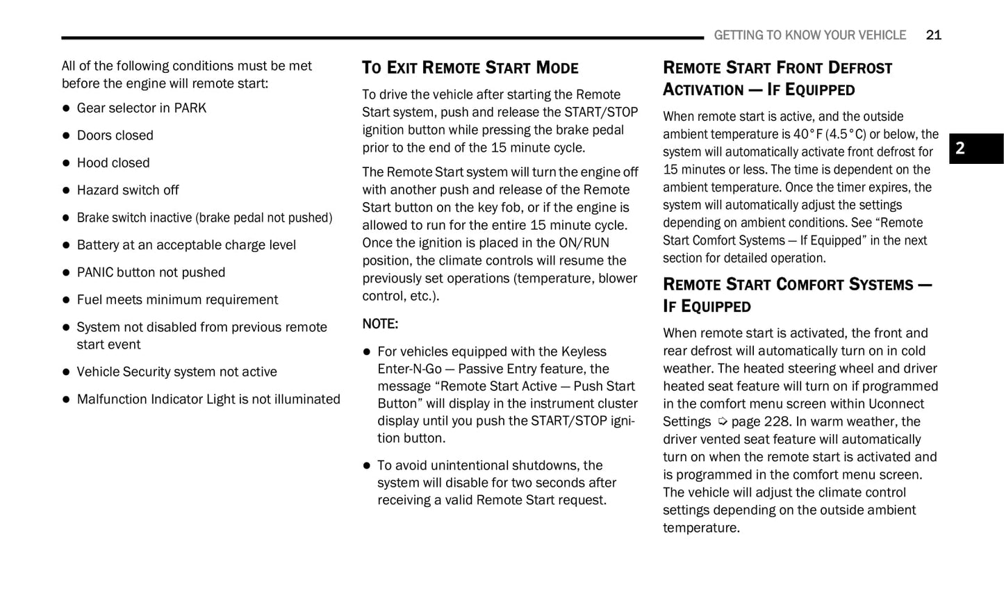 2021 Ram Chassis Cab Owner's Manual | English