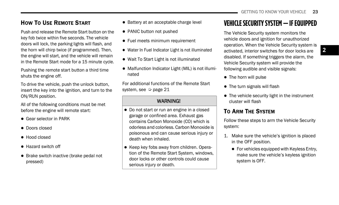 2021 Ram Chassis Cab Owner's Manual | English