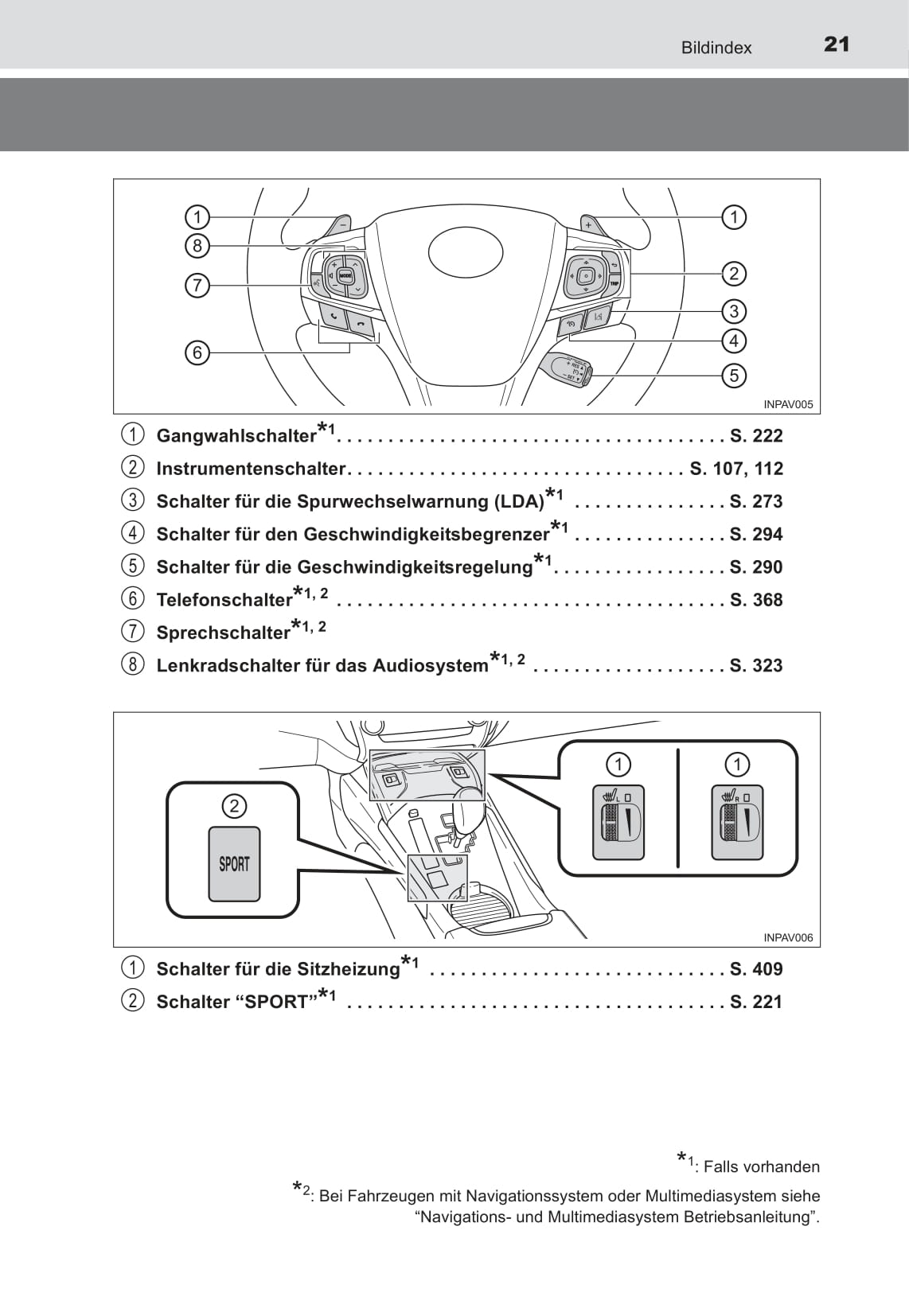 2016 Toyota Avensis Owner's Manual | German