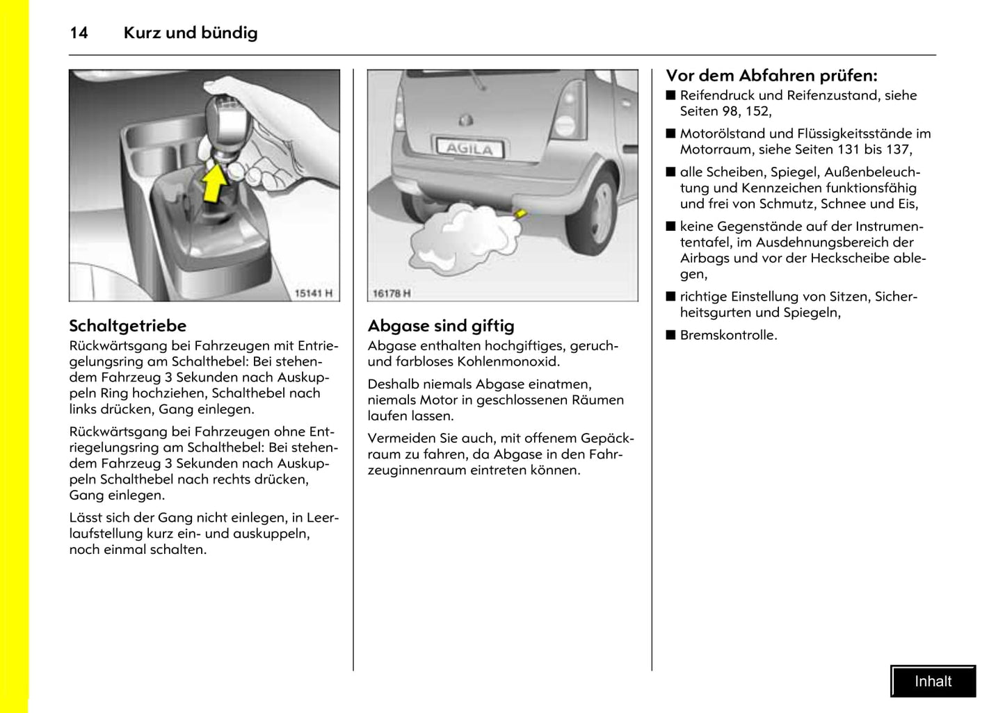 2006-2007 Opel Agila Gebruikershandleiding | Duits