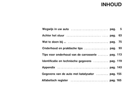 1991-1996 Fiat Croma Manuel du propriétaire | Néerlandais