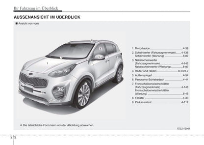 2016-2017 Kia Sportage Owner's Manual | German