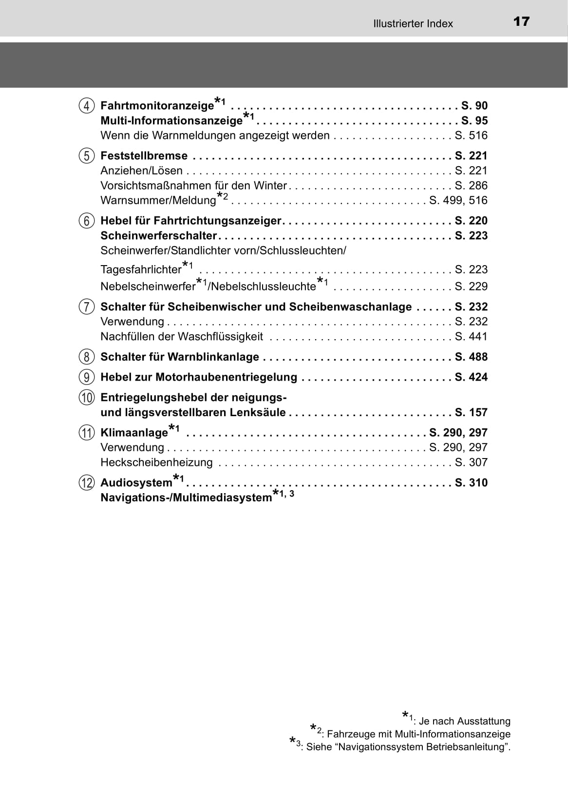 2015-2016 Toyota Corolla Owner's Manual | German