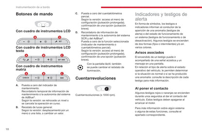 2018-2020 Citroën Jumpy/Dispatch/SpaceTourer Owner's Manual | Spanish