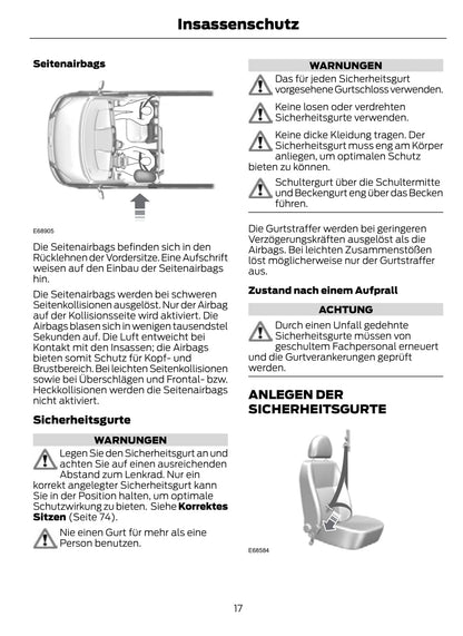 2011-2012 Ford Transit Owner's Manual | German