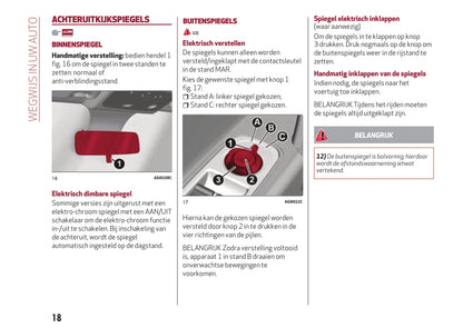 2016-2020 Alfa Romeo MiTo Owner's Manual | Dutch