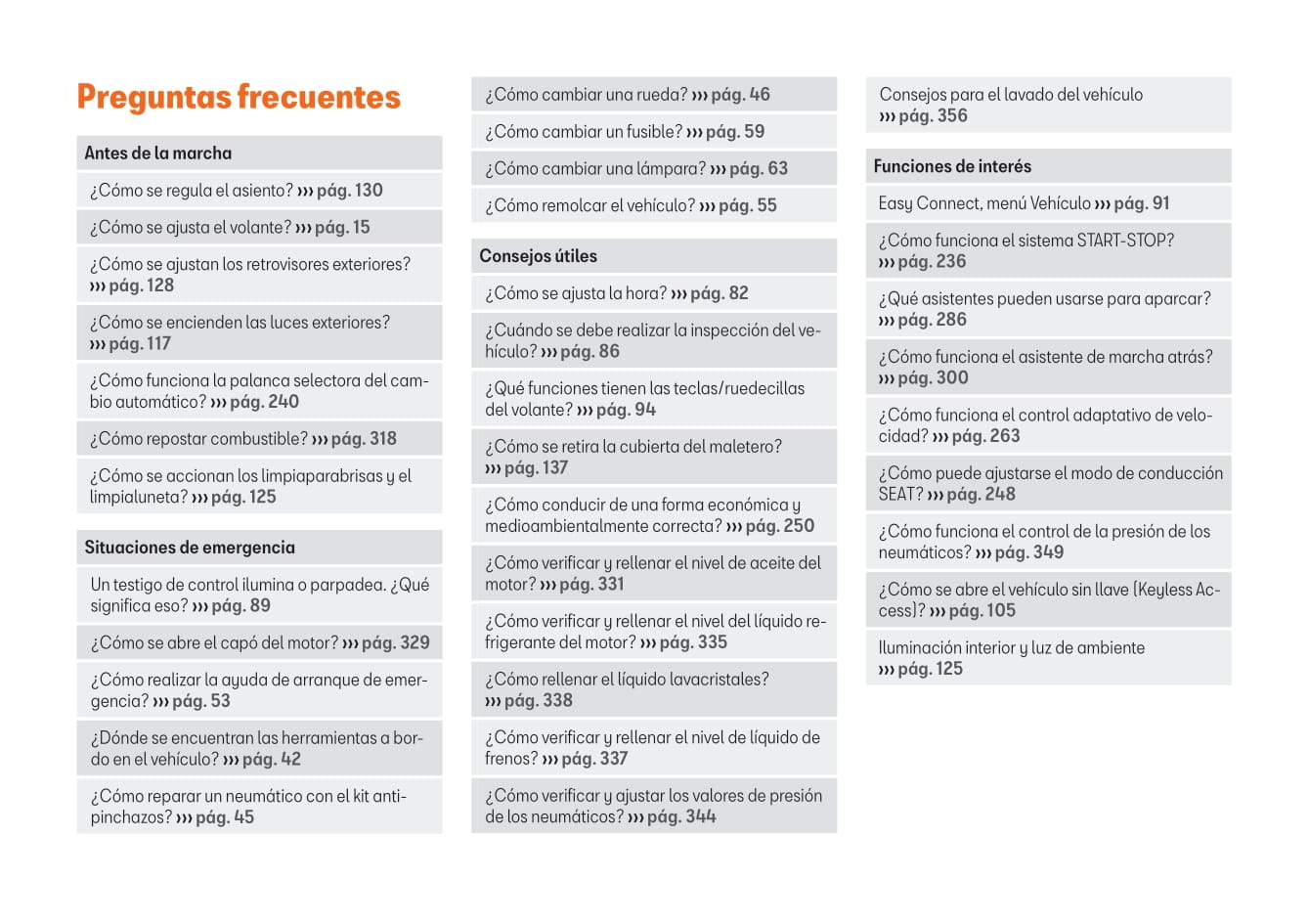 2019-2020 Seat Arona Owner's Manual | Spanish