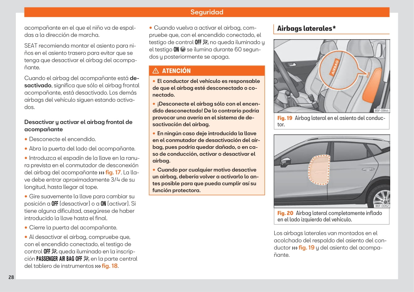 2019-2020 Seat Arona Owner's Manual | Spanish