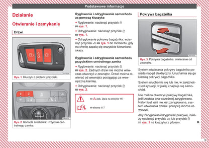 2016-2017 Seat Ibiza Owner's Manual | Polish