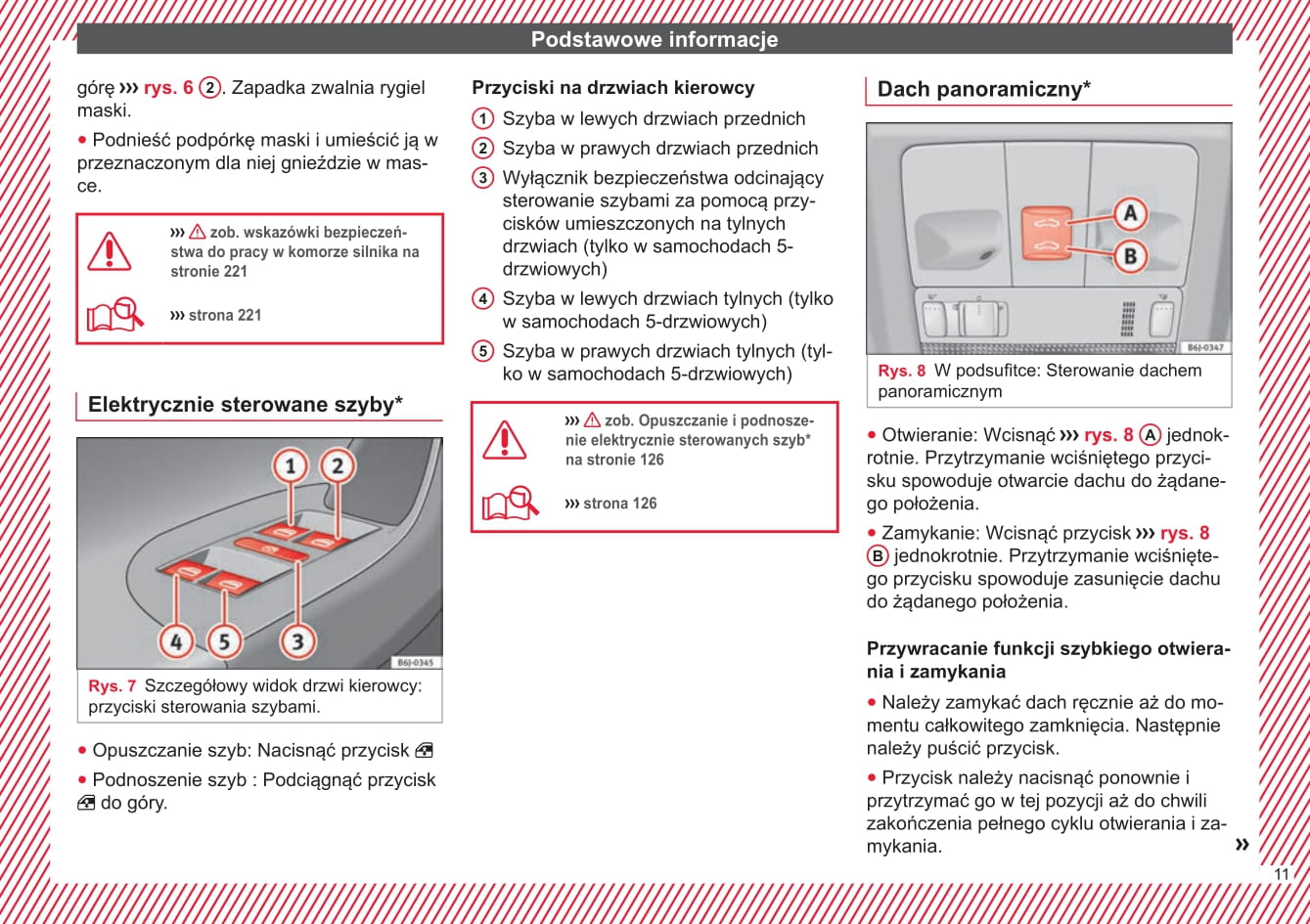 2016-2017 Seat Ibiza Owner's Manual | Polish