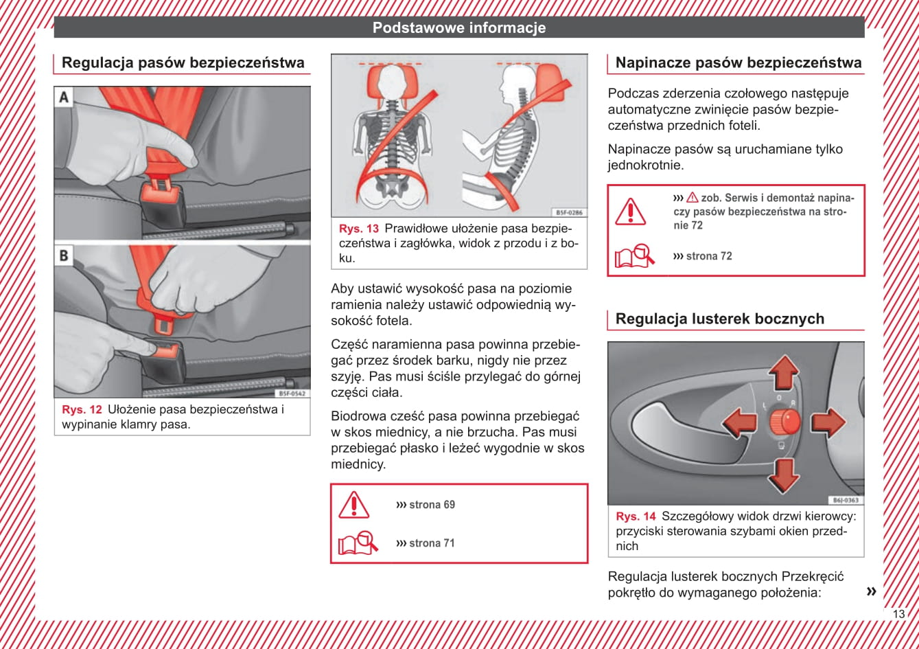 2016-2017 Seat Ibiza Owner's Manual | Polish