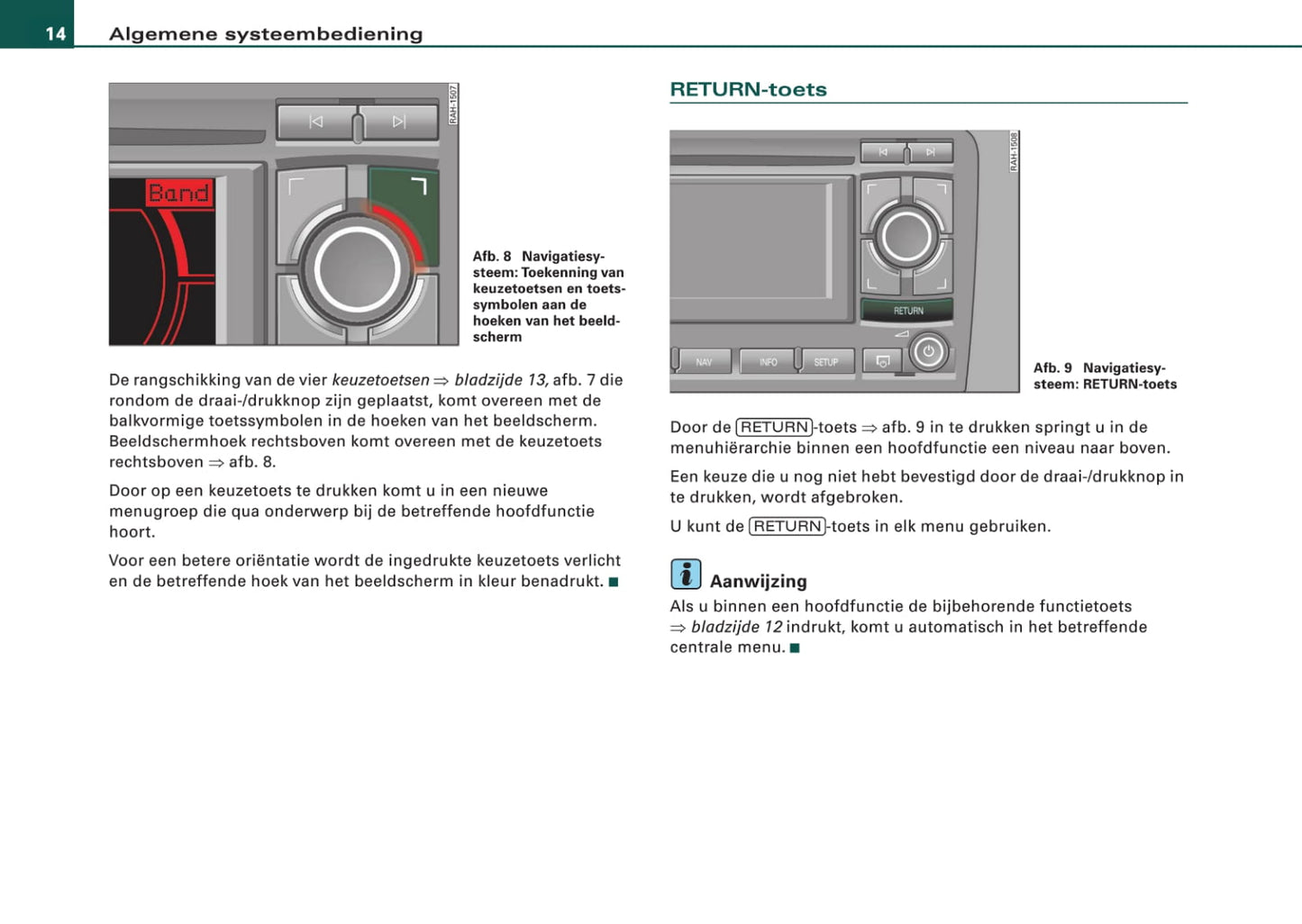 Audi Navigatiesysteem BNS 5.0 Handleiding