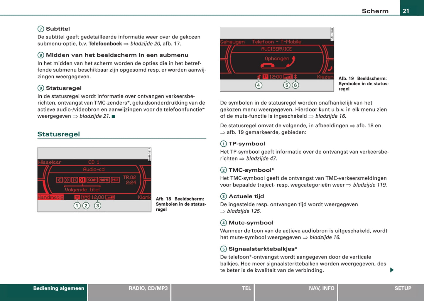 Audi Navigatiesysteem BNS 5.0 Handleiding