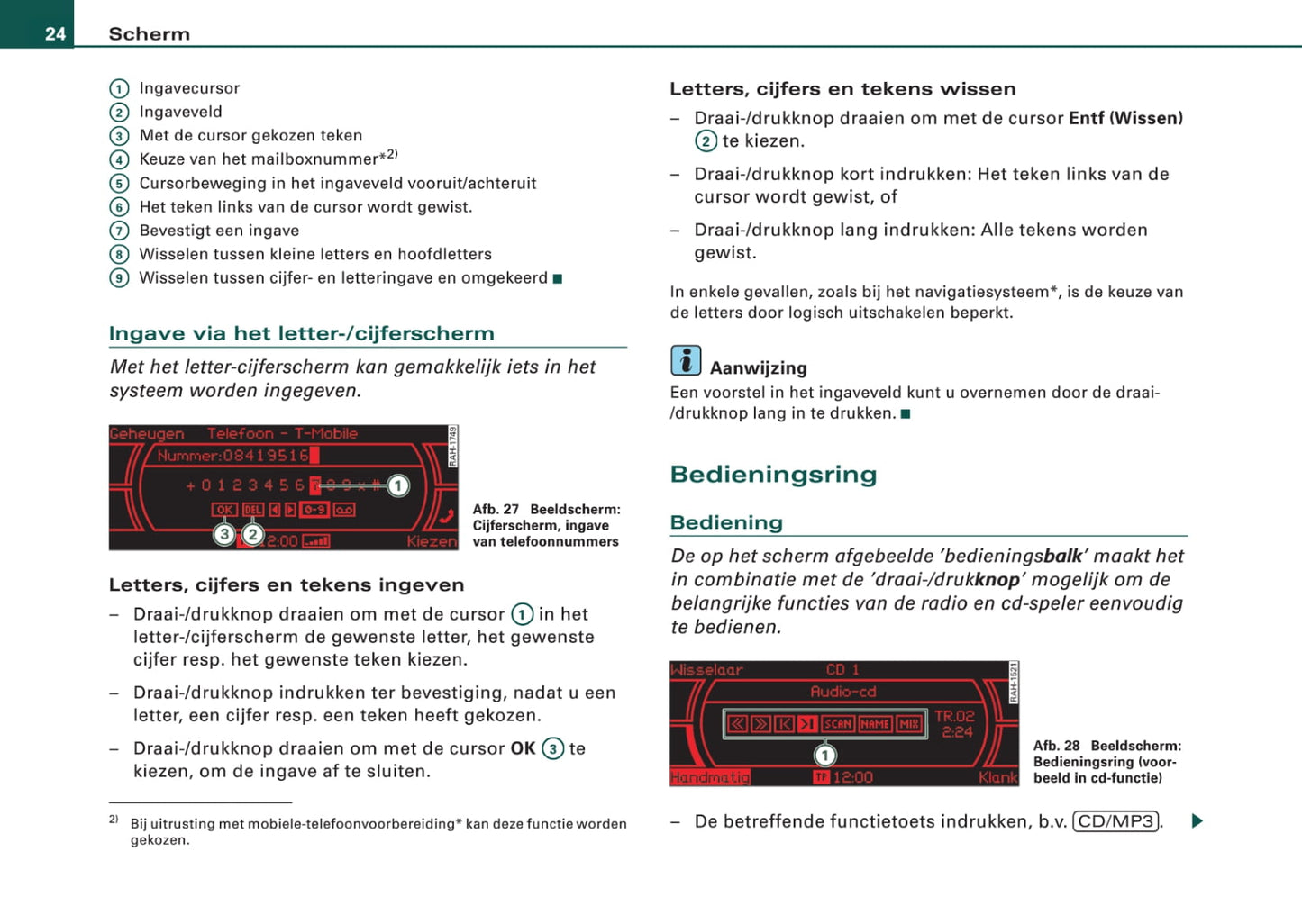 Audi Navigatiesysteem BNS 5.0 Handleiding