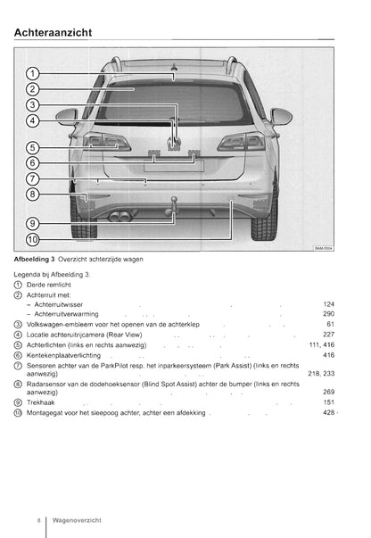 2014-2018 Volkswagen Golf Sportsvan Gebruikershandleiding | Nederlands