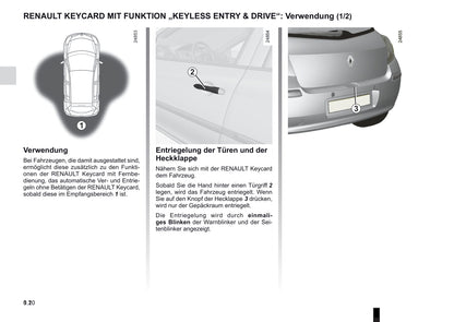 2012-2013 Renault Clio Owner's Manual | German