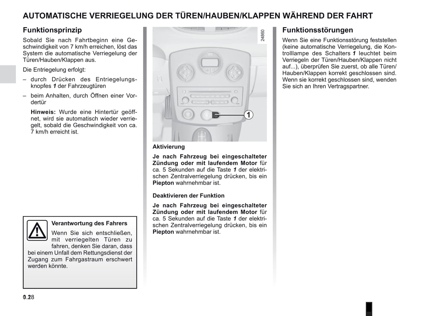 2012-2013 Renault Clio Owner's Manual | German