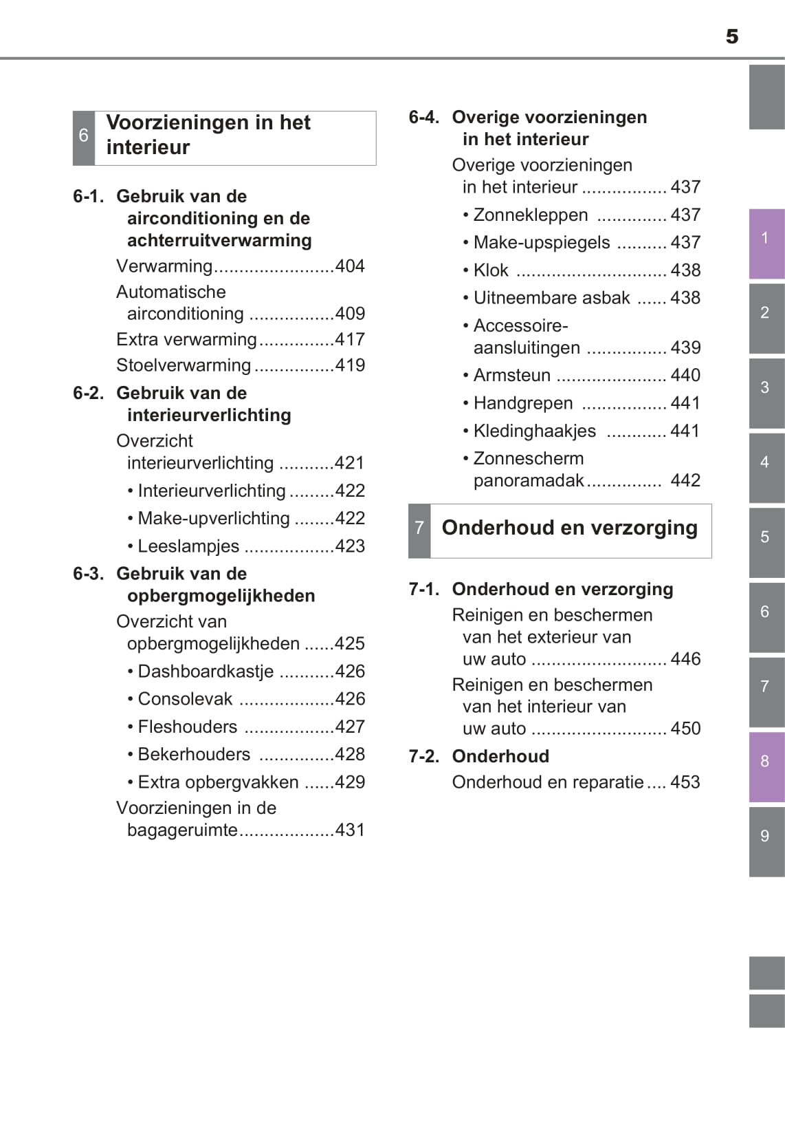 2017-2018 Toyota Auris Owner's Manual | Dutch