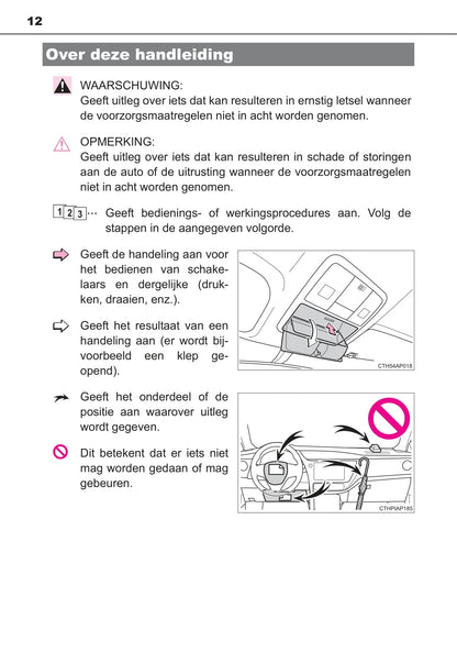 2017-2018 Toyota Auris Owner's Manual | Dutch