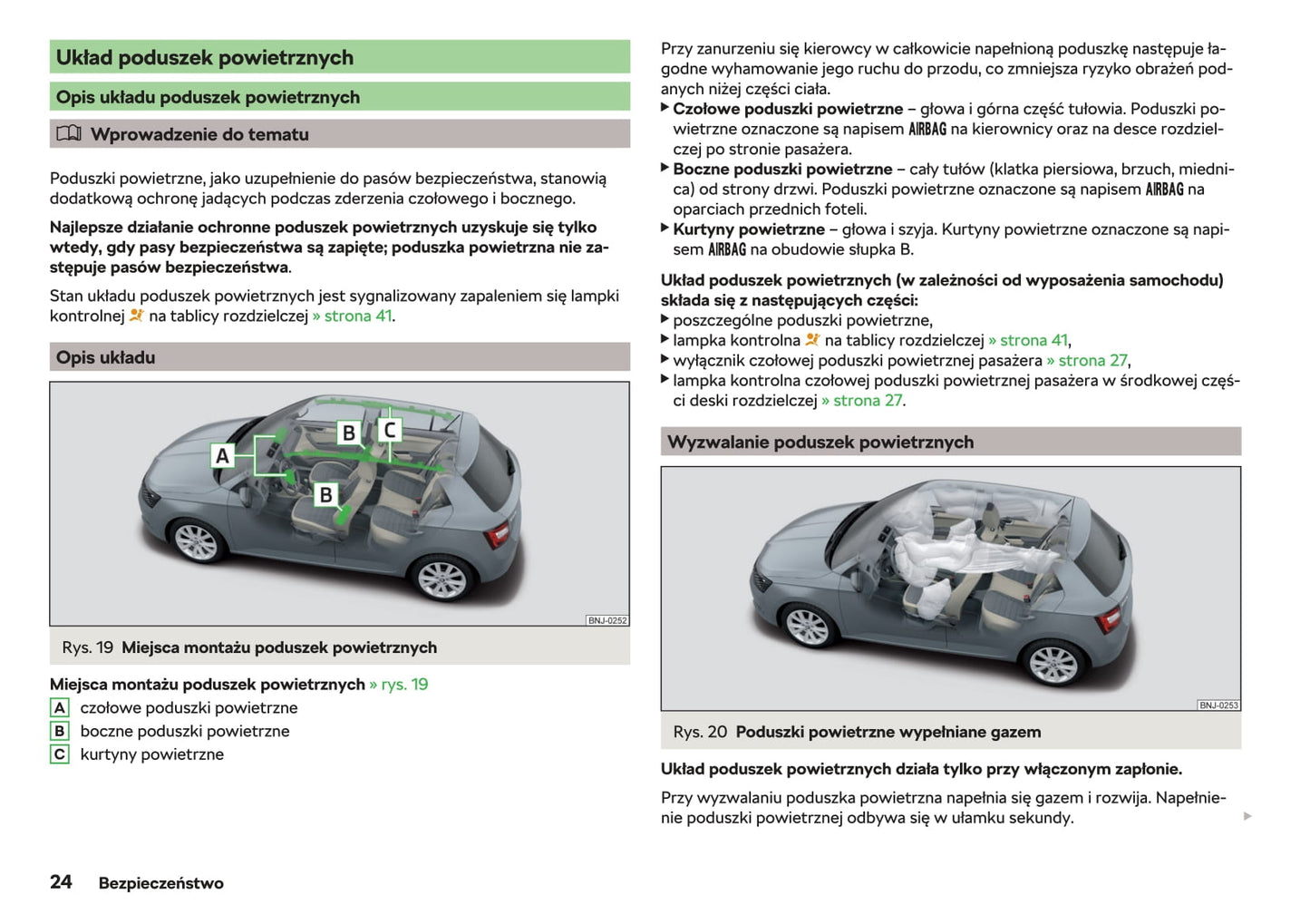 2015-2018 Skoda Fabia Bedienungsanleitung | Polnisch