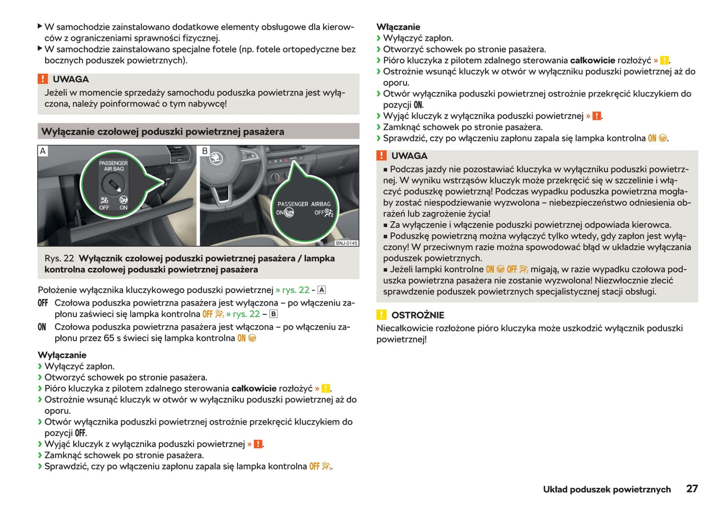 2015-2018 Skoda Fabia Bedienungsanleitung | Polnisch